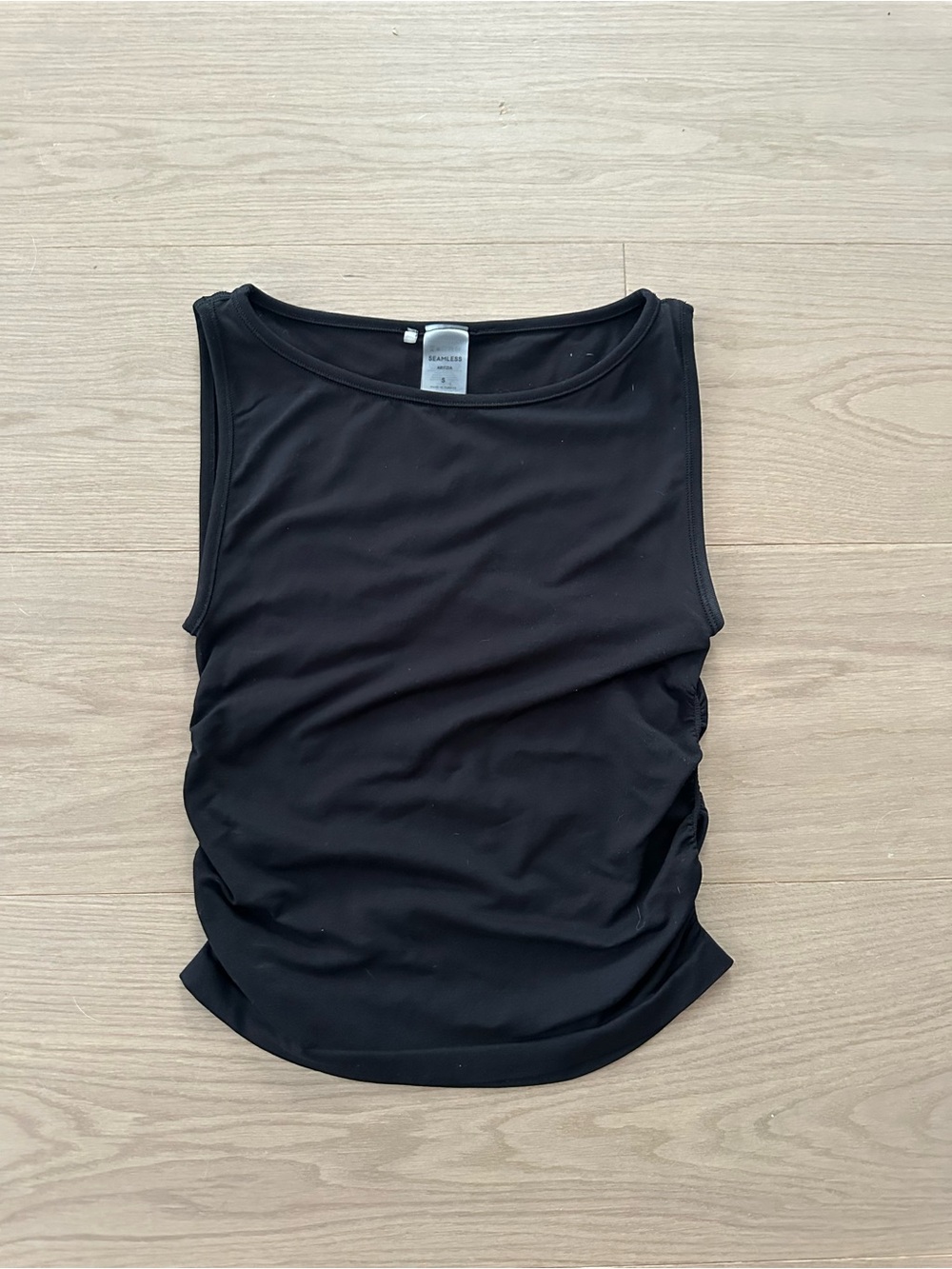 Aritzia ~ Boat Neck Ruched Tank